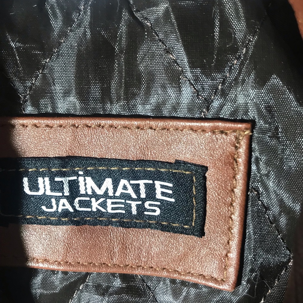 Brown Leather Jacket - image 7